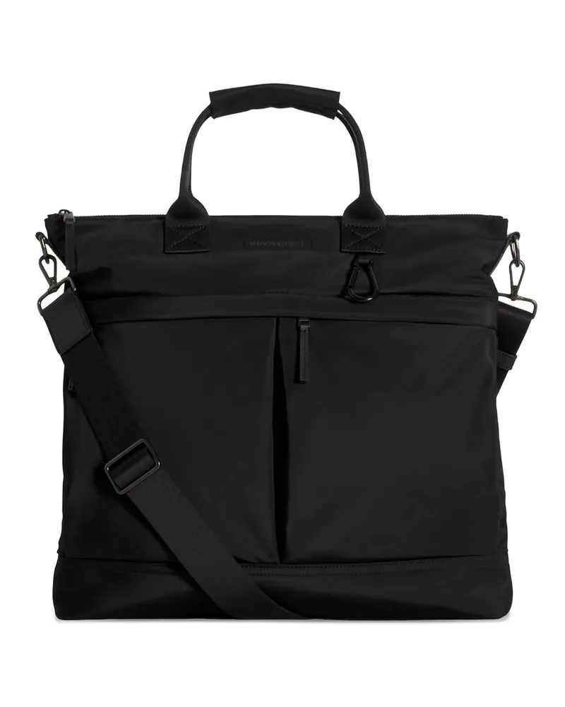Kitsuné Nylon Tote Schwarz