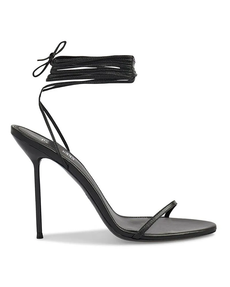 Paris Texas Lidia Lace up Sandal Nero Schwarz