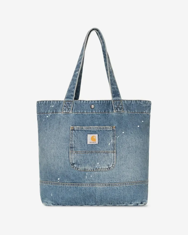 Carhartt WIP Denim Tote Blau