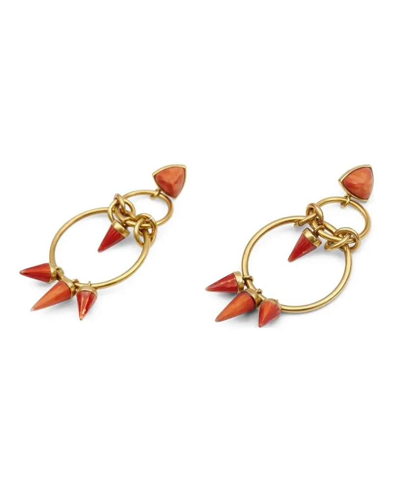 Isabel Marant Long Earrings Orange