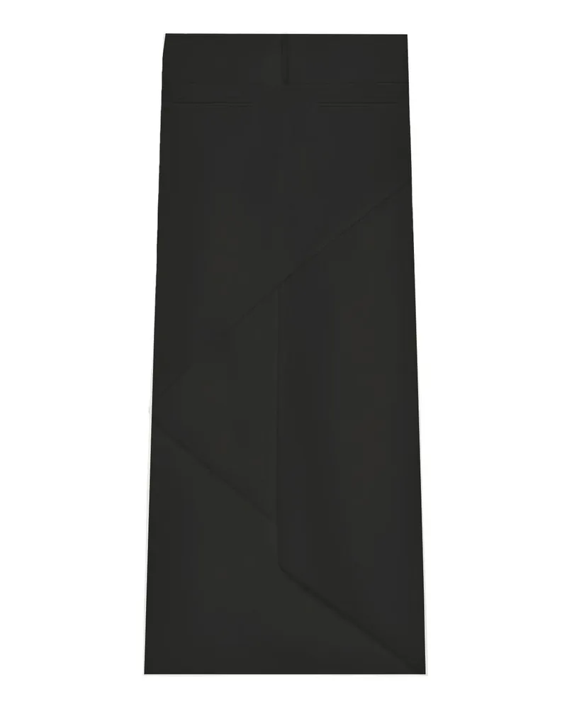 Courrèges Long Skirt Schwarz