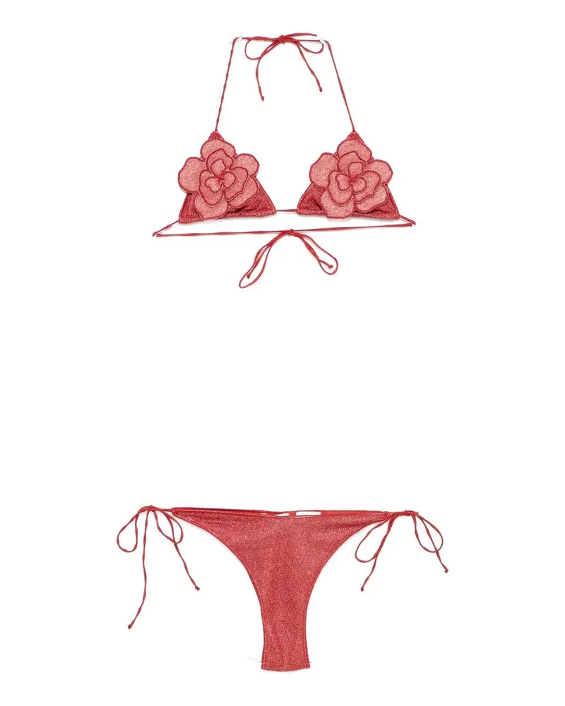 Oséree Lumiere Flower Kini Rot