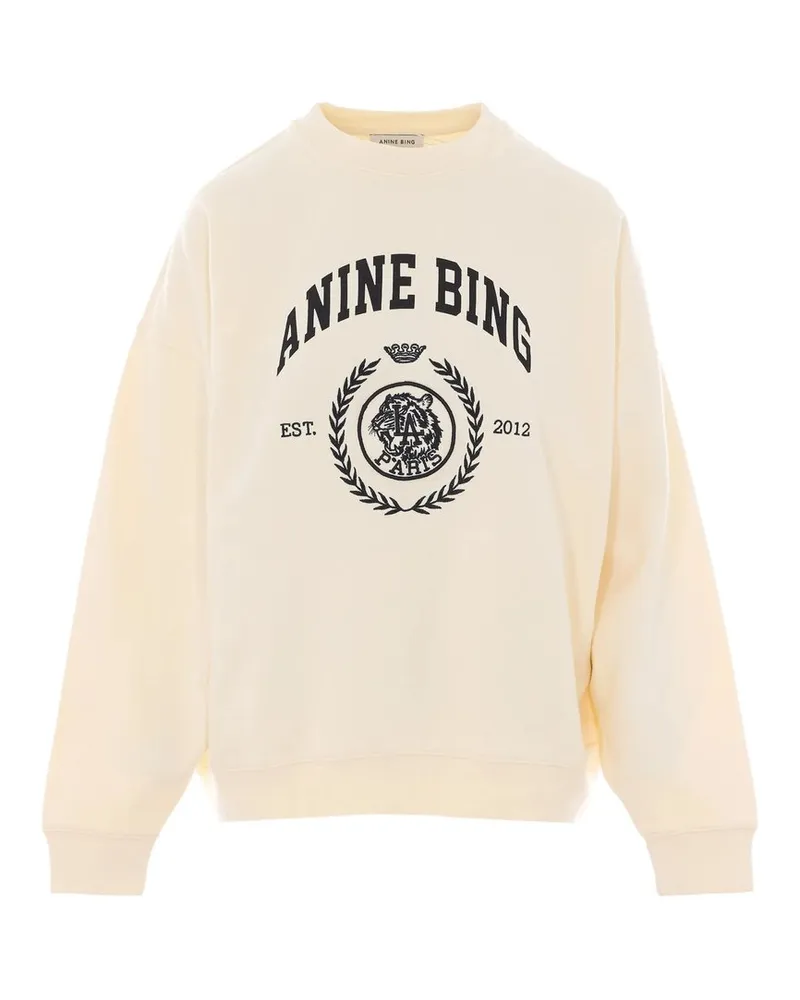 Anine Bing Miles Sweatshirt Weiß