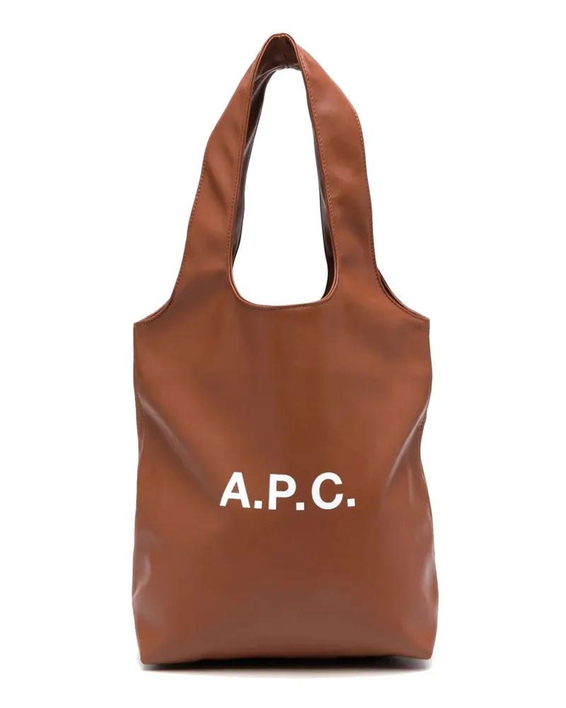 A.P.C. Tote Ninon Small Braun