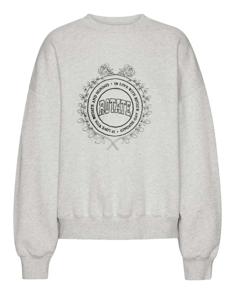 ROTATE Birger Christensen Sweat Crewneck Weiß