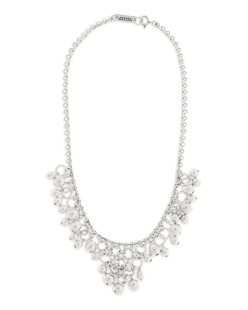 Isabel Marant Short Necklace Grau