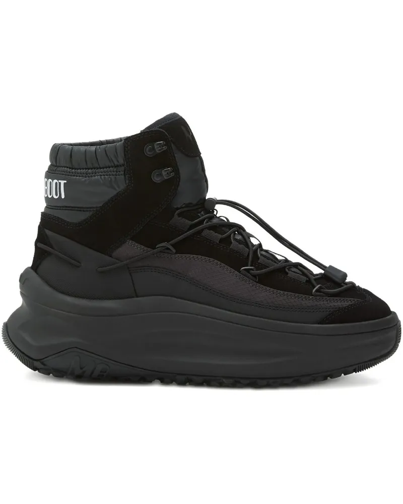 Moon Boot mb Moon247 Xlace Mid Schwarz