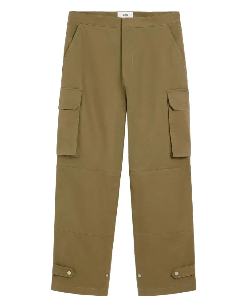 AMI Paris Trousers Cargo Braun
