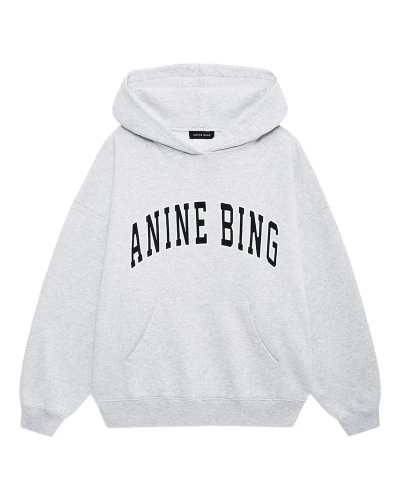 Anine Bing Harvey Sweatshirt New Classic - Medium Heather Grey Grau