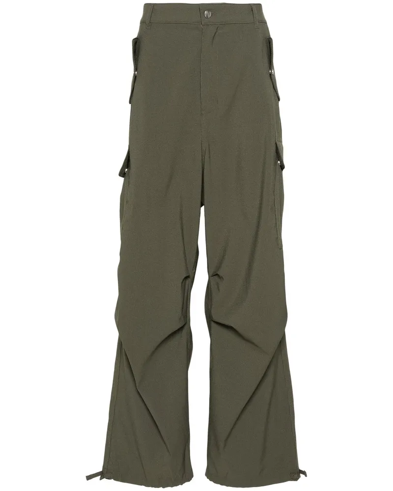 RHUDE Seersucker Fallschirmhose Rhps24pa12320372 Grün