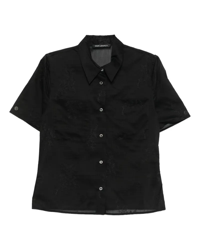 Our Legacy X-ray Shirt Schwarz