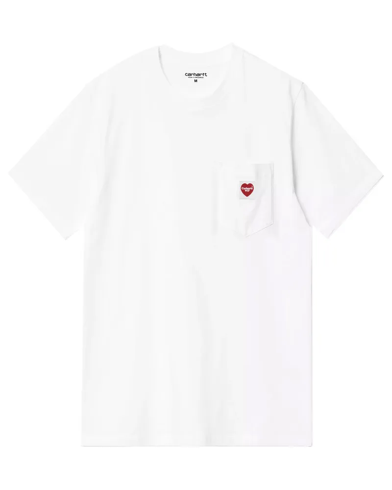 Carhartt WIP Pocket Heart T-shirt Weiß
