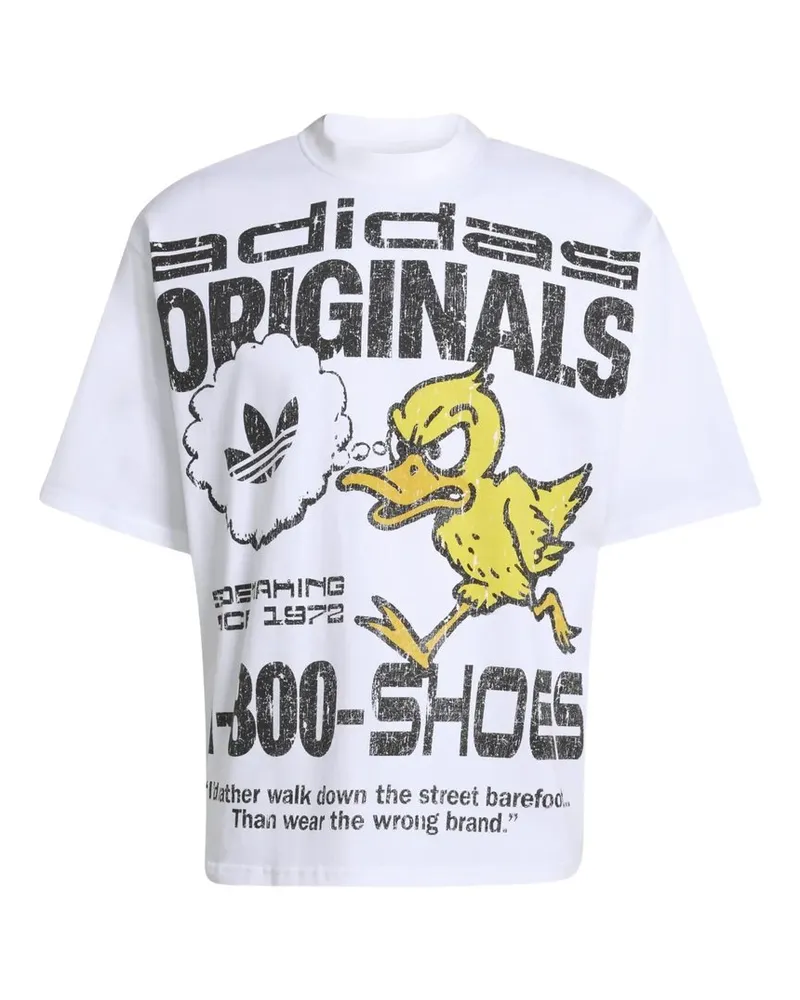 adidas Duck Gfx Tee Weiß