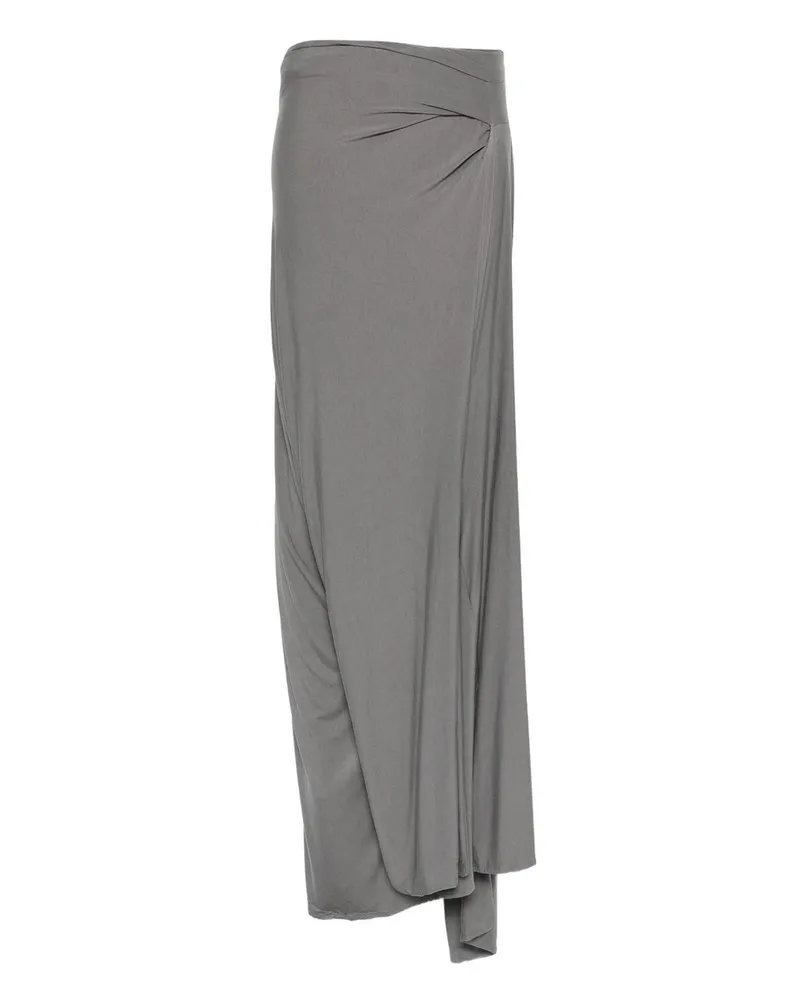 Entire Studios Lumiere Scarf Skirt Deep Grey Grau