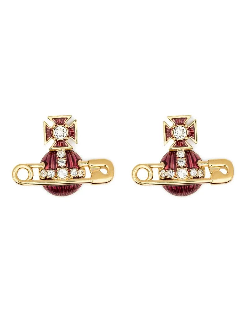 Vivienne Westwood Kitty Earrings Gold