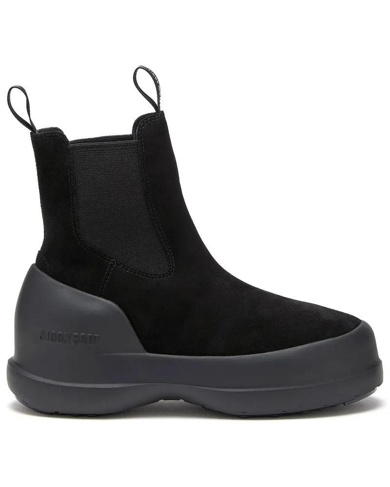 Moon Boot mb Luna Chelsea Suede 80d2480050 Schwarz