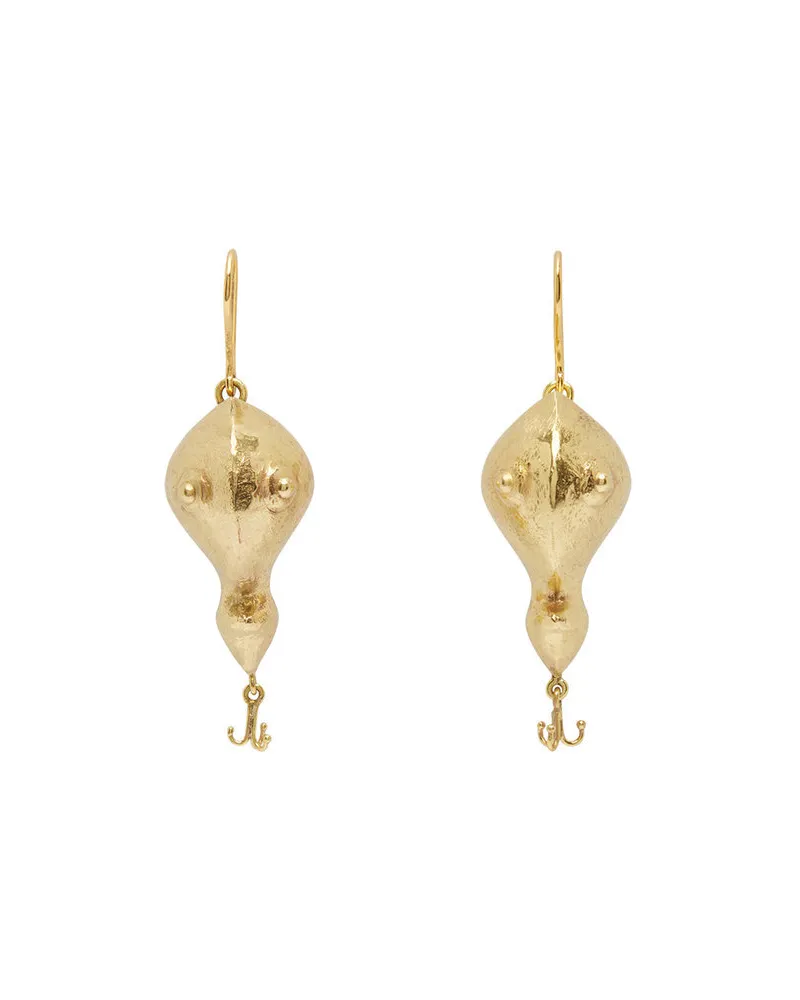 ALEMAIS Banana House Große Lure Ohrringe 3232a Gold