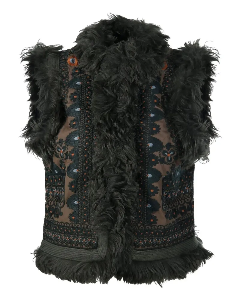 Antik Batik Sandora Gilet Grün