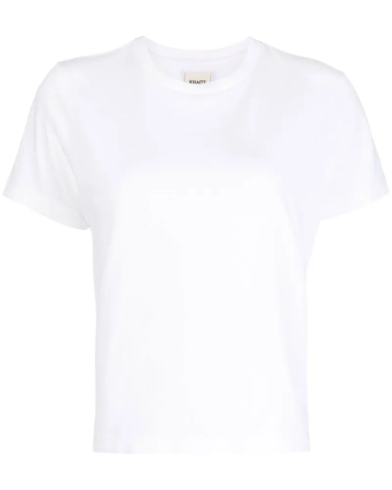 KHAITE Emmylou Tee Shirt Weiß