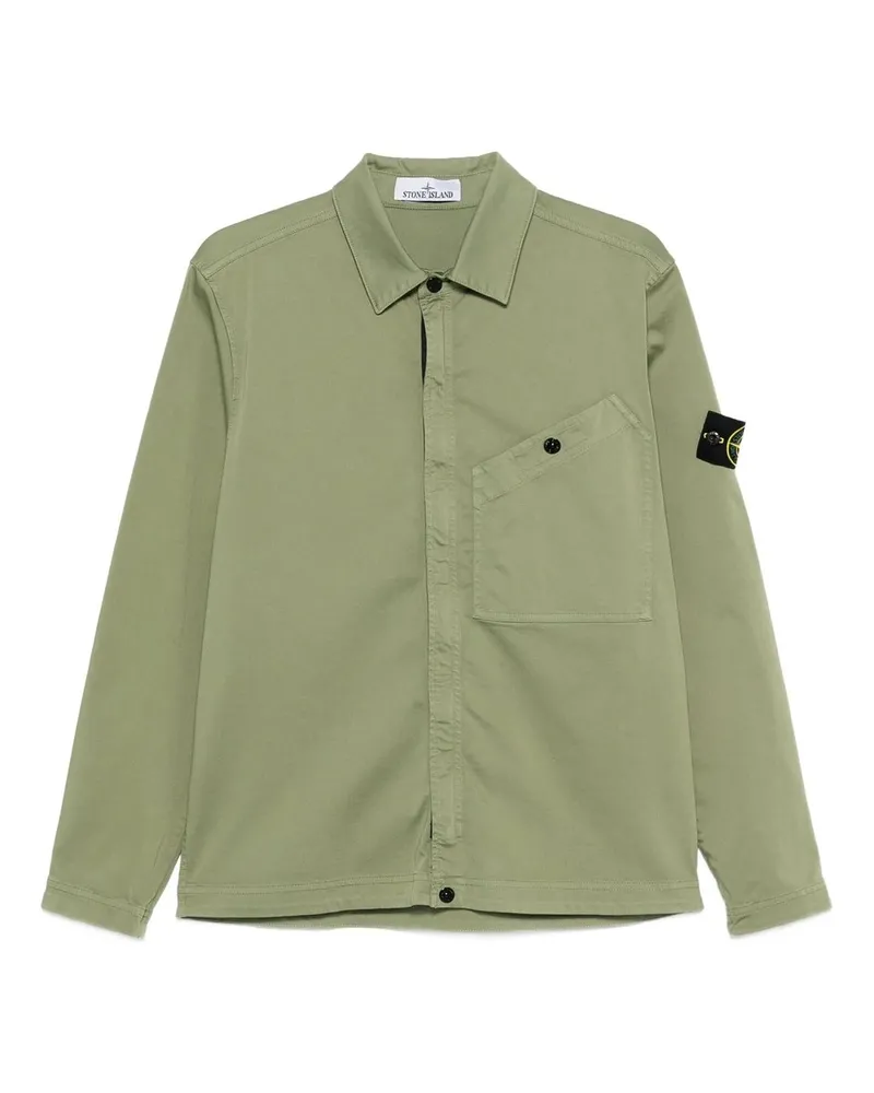 Stone Island Overshirt Grün