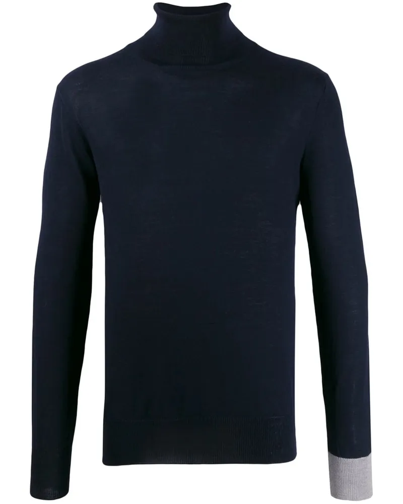 LC23 Rib Stitch Hoodie Blau