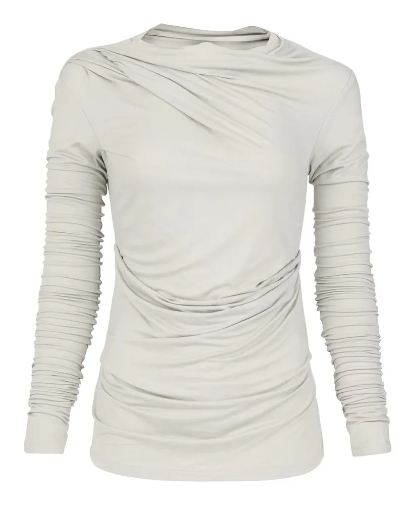 Entire Studios Drape Top Grigio Grau