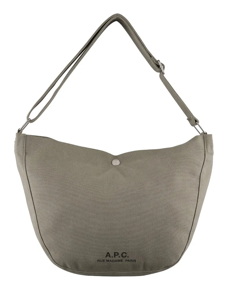 A.P.C. Besace Journal Small Grün