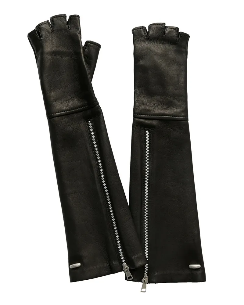 Our Legacy Guanti Con Cerniera Neri Schwarz