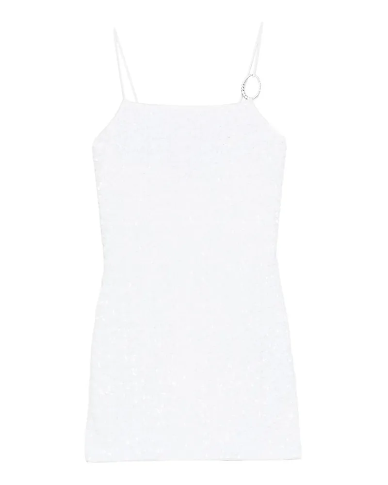 Oséree Paillettes Mini Dress Grau