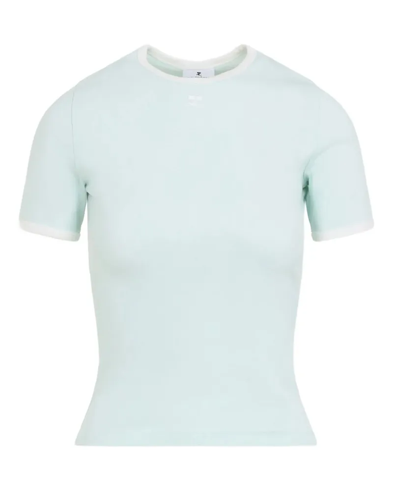 Courrèges Signature Contrast T-shirt Grün