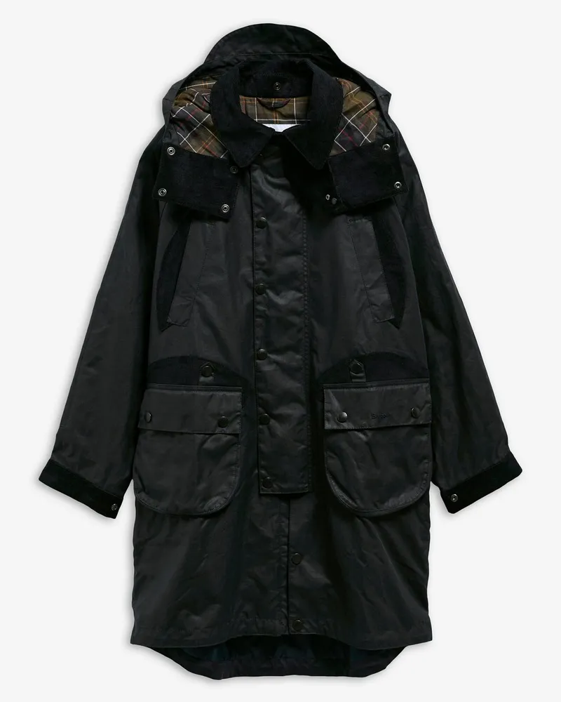 Barbour ba x Norbit Long Wax Jacket Mehrfarbig