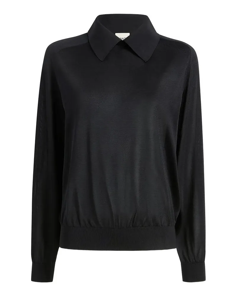 KHAITE Alexa Top Schwarz