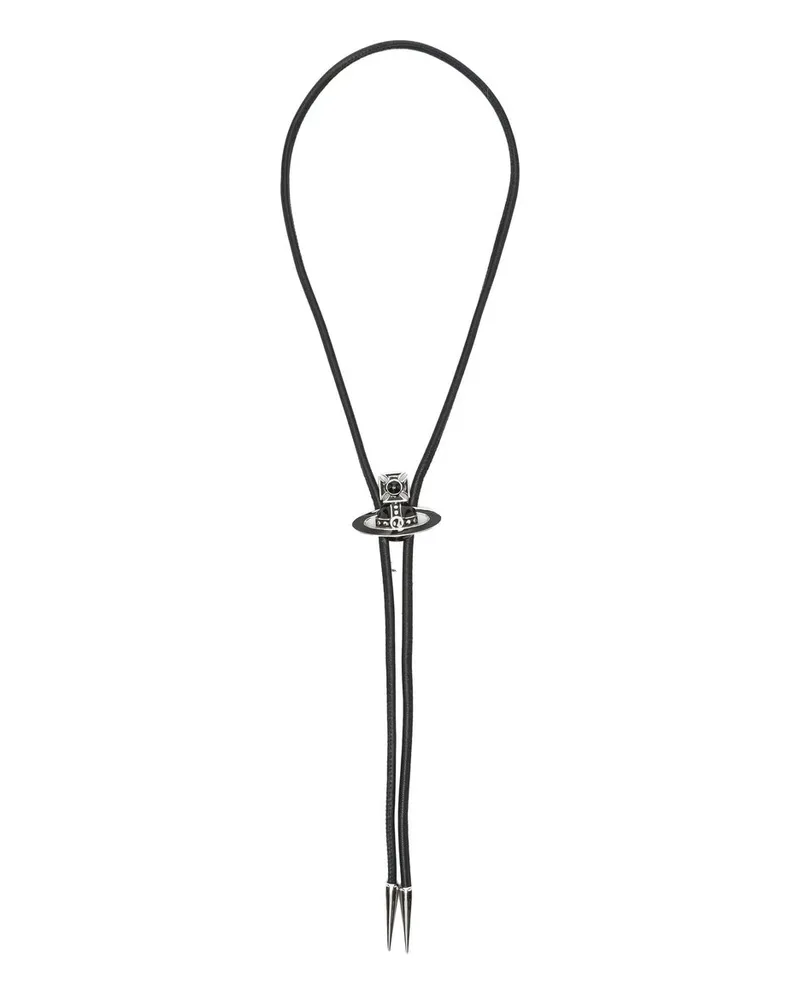 Vivienne Westwood Enamel Bolo Tie Schwarz