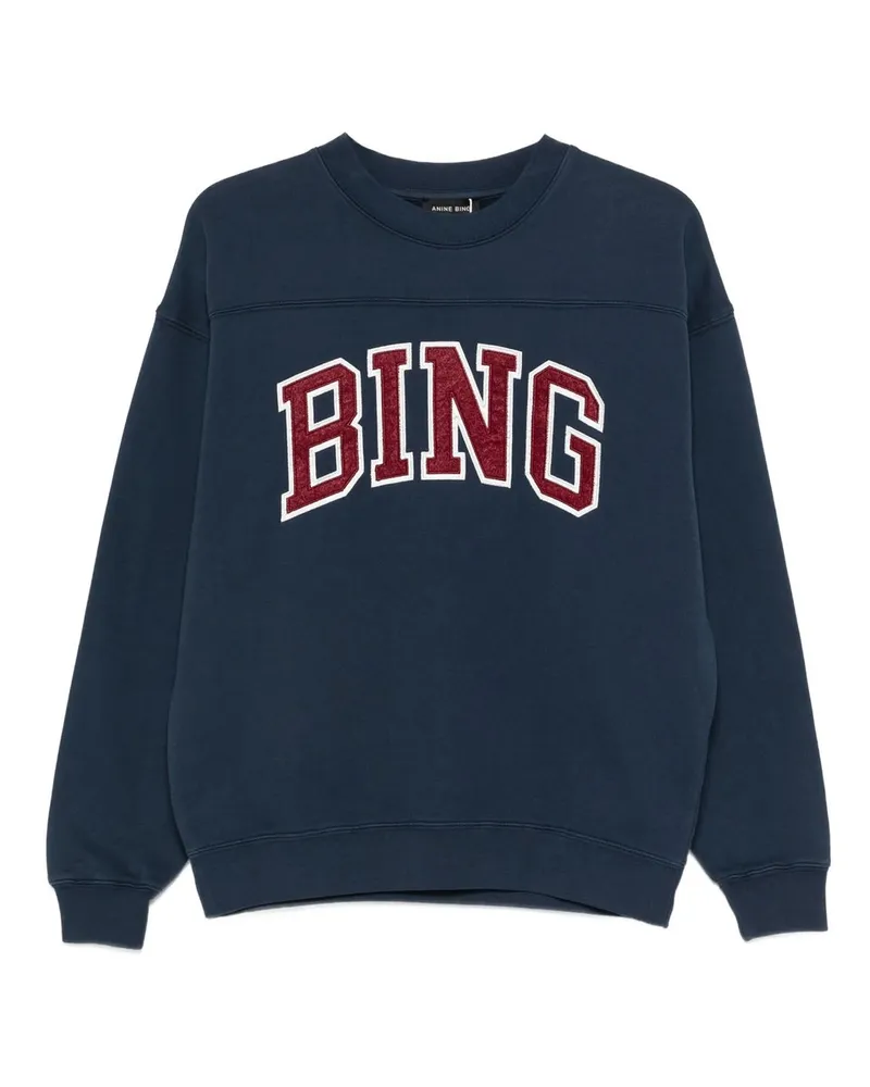 Anine Bing Trenton Sweatshirt Bing  Washed Navy Blau