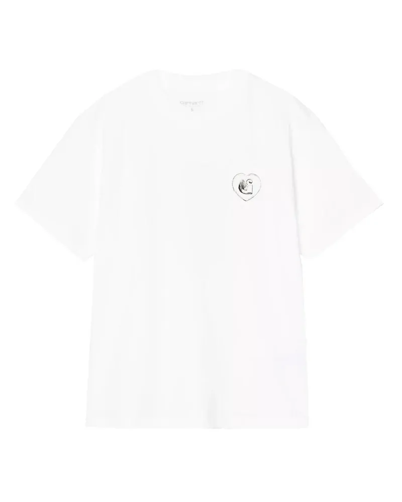 Carhartt WIP Hearts T-shirt Weiß