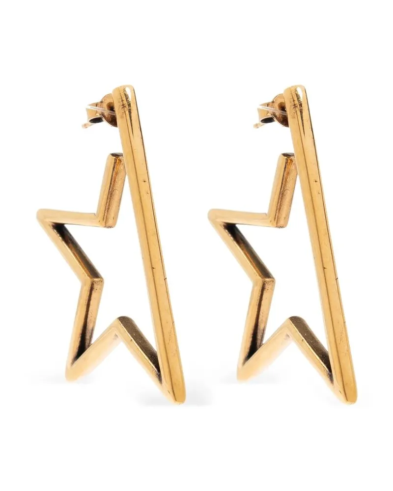 Golden Goose Earrings Outline Star Gold