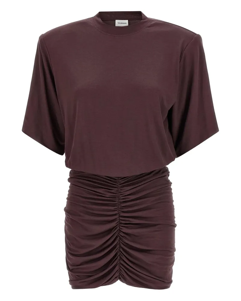 ANDAMANE Lennox Mini - T-shirt Mini Dress Braun