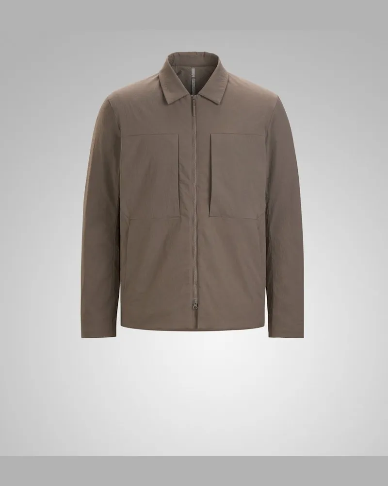 Arc'teryx Veilance Mionn Insulated Overshirt m Braun