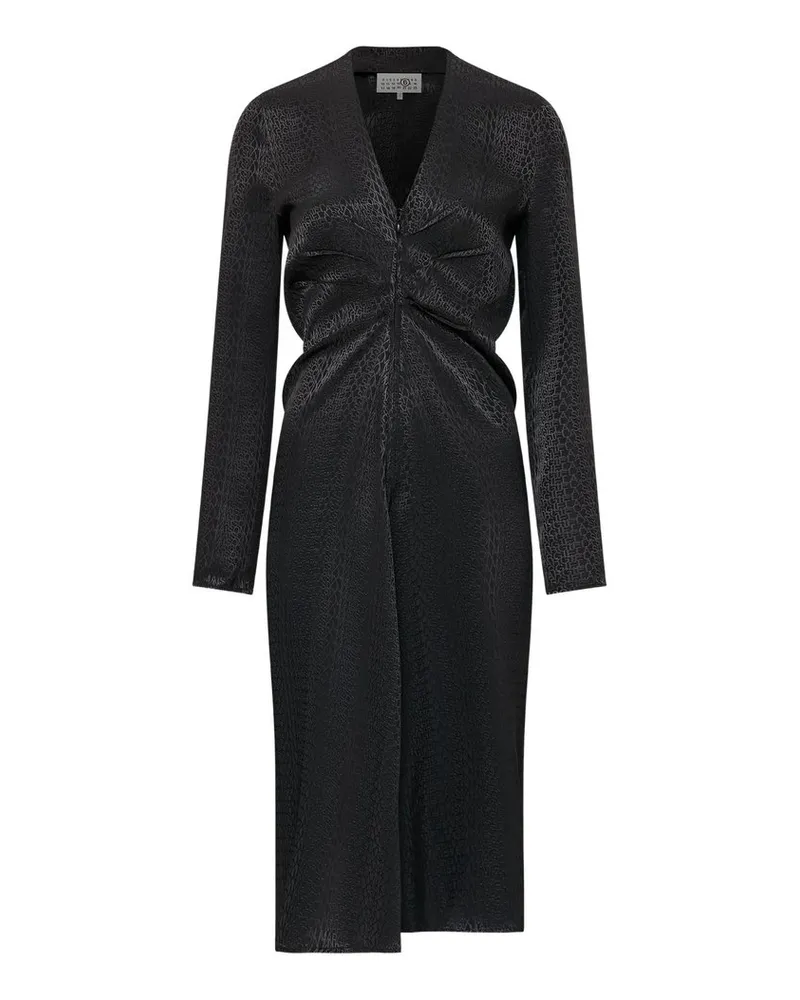 Maison Margiela Midi Dress Schwarz