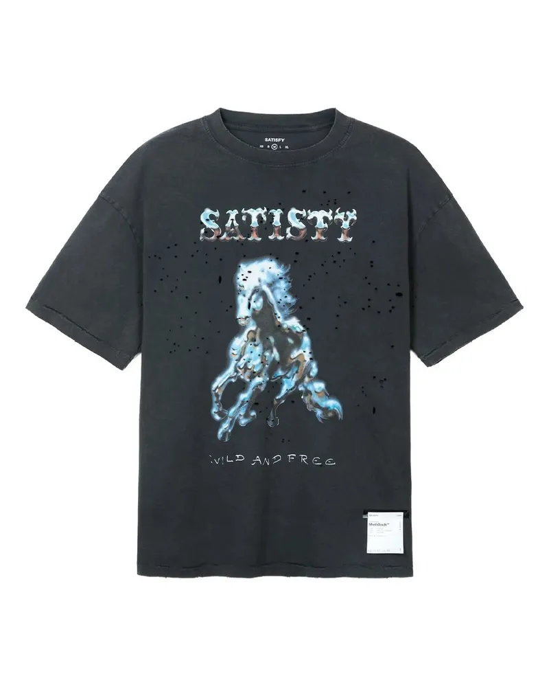 Satisfy Mothtech T-shirt Schwarz