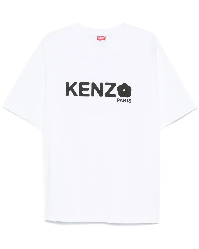 Kenzo Gots Boke Flower 2.0 Oversize T-Shirt Ff55ts4914sg Weiß