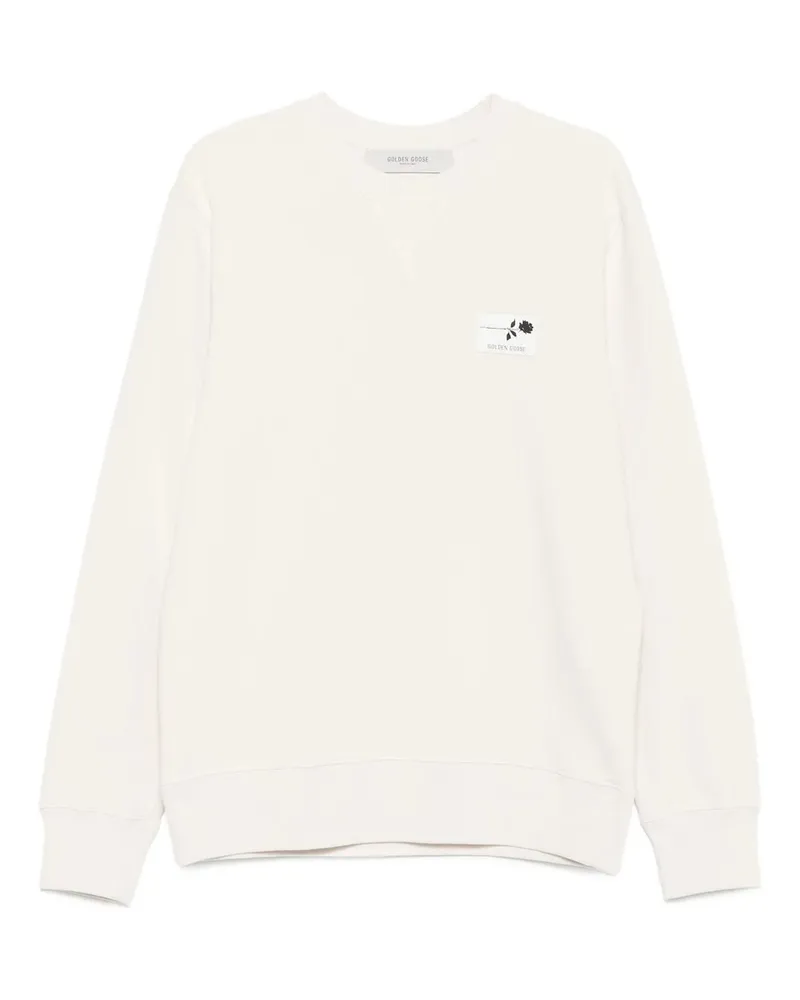 Golden Goose Journey M`s Crew Neck Sweatshirt Weiß