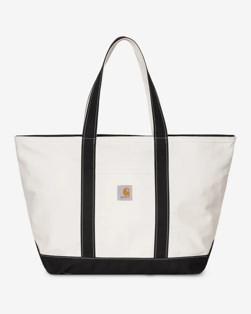Carhartt WIP Canvas Beach Tote Weiß