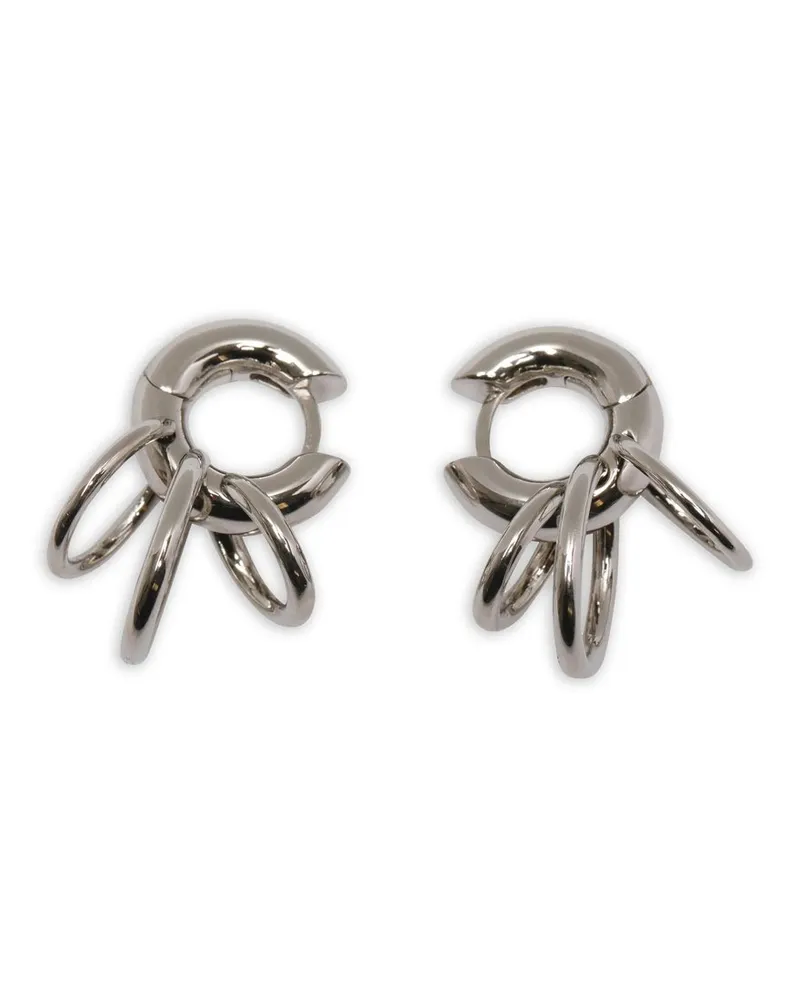PANCONESI Pierced Huggies Silber