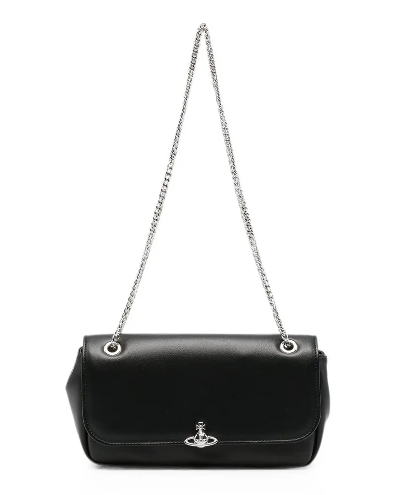 Vivienne Westwood Chain Crossbody Purse Schwarz
