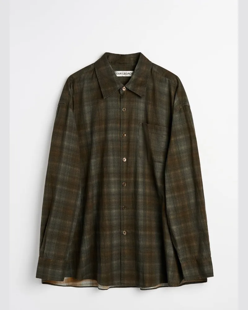 Our Legacy Borrowed Shirt Grün
