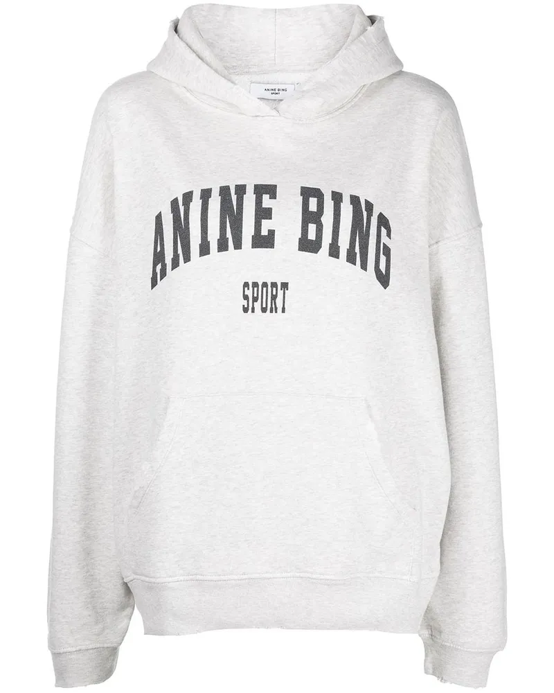 Anine Bing Harvey Sweatshirt - Heather Grau S085185030 Grau