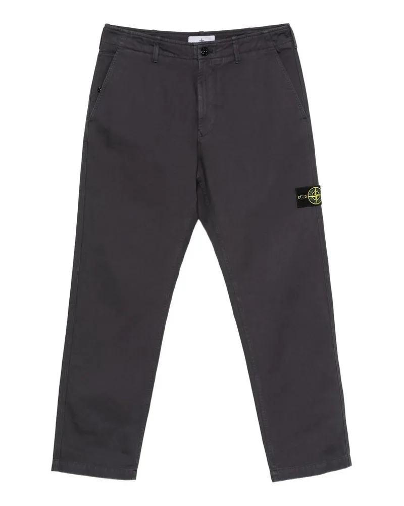 Stone Island Pantalone Regular Blau