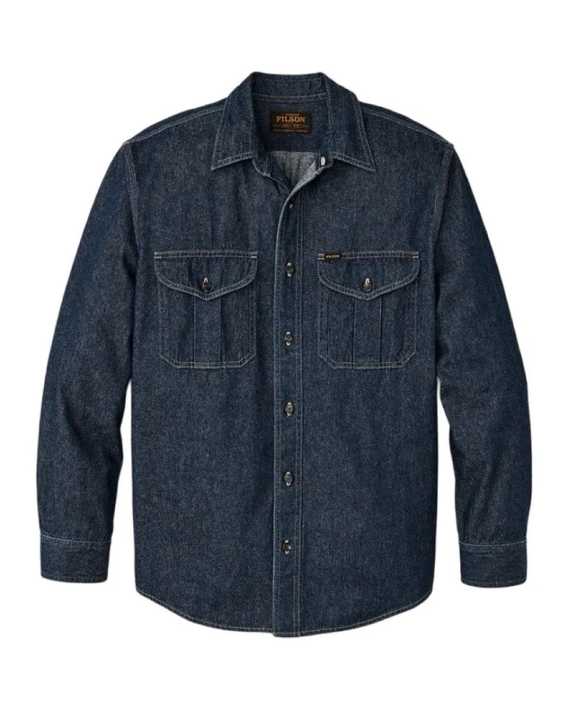 Filson Denim Guide Shirt Blau