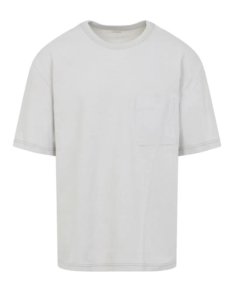 Christophe Lemaire Boxy T-shirt Perla Beige